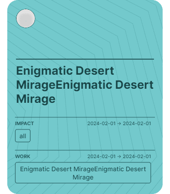 Enigmatic Desert MirageEnigmatic Desert Mirage