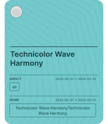 Technicolor Wave Harmony