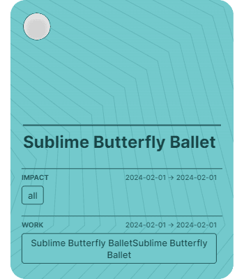 Sublime Butterfly Ballet