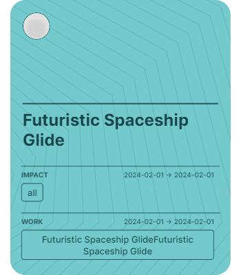 Futuristic Spaceship Glide