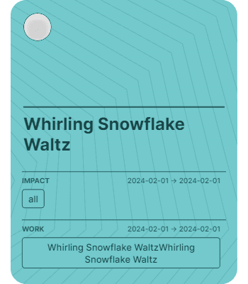 Whirling Snowflake Waltz