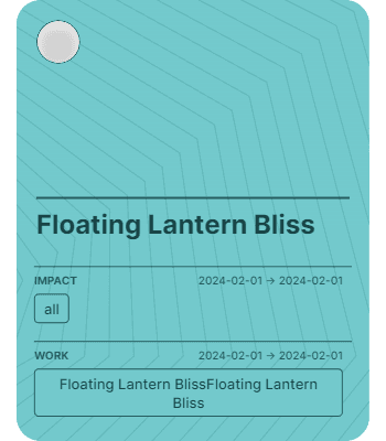 Floating Lantern Bliss