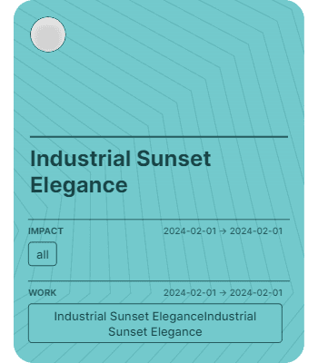 Industrial Sunset Elegance