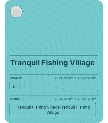 Tranquil Fishing Village