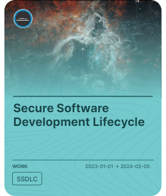 Secure Software Development Lifecycle