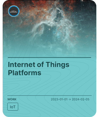 Internet of Things Platforms