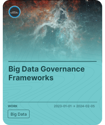 Big Data Governance Frameworks