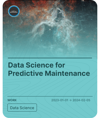 Data Science for Predictive Maintenance