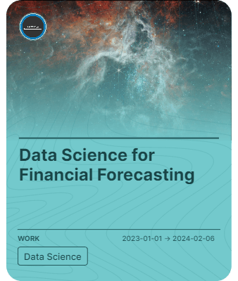 Data Science for Financial Forecasting