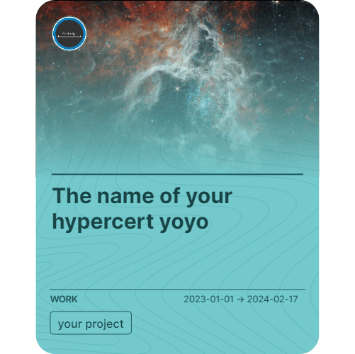 The name of your hypercert yoyo