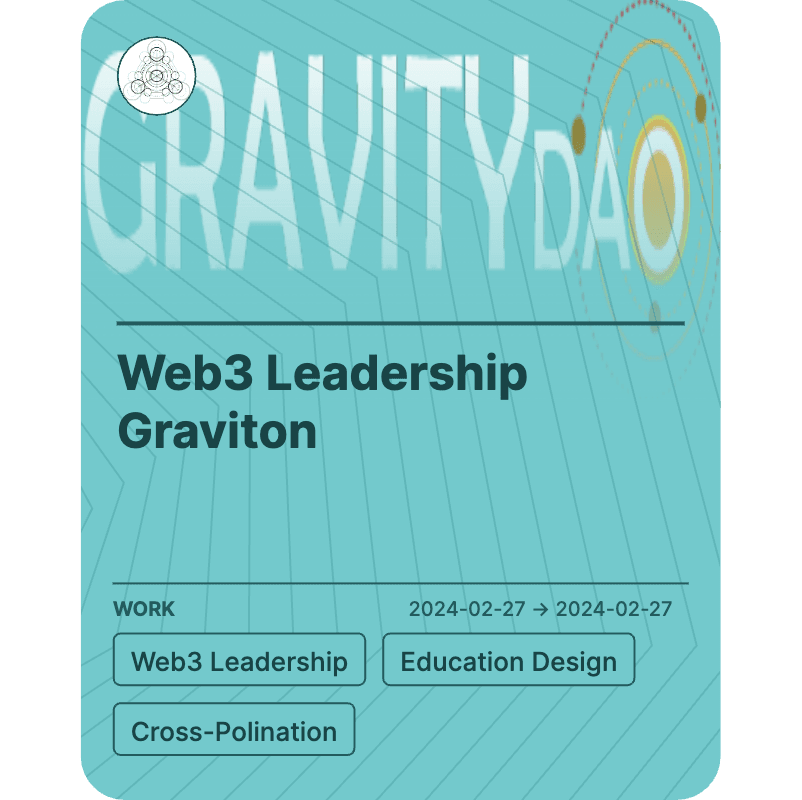 Web3 Leadership Graviton