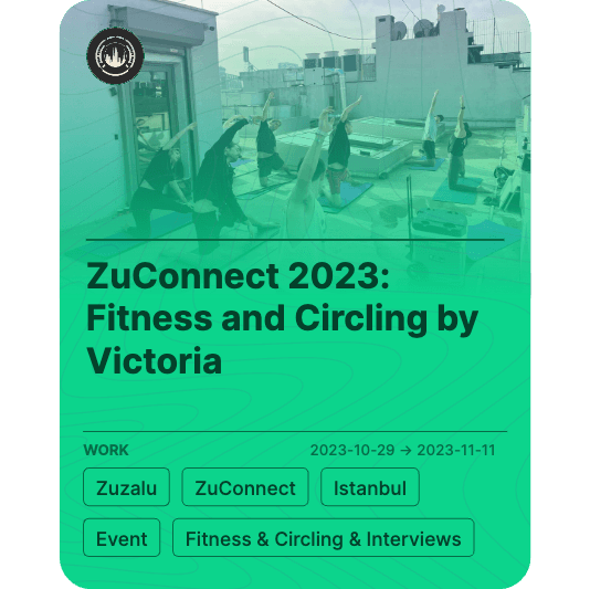 ZuConnect 2023: Fitness and Circling by Victoria