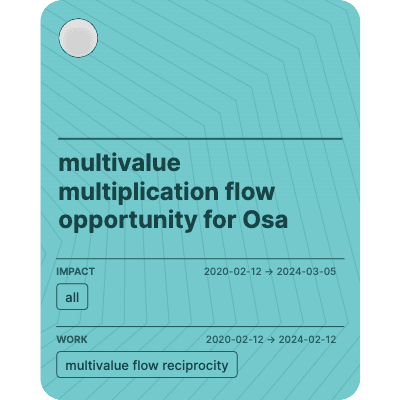 multivalue multiplication flow opportunity for Osa