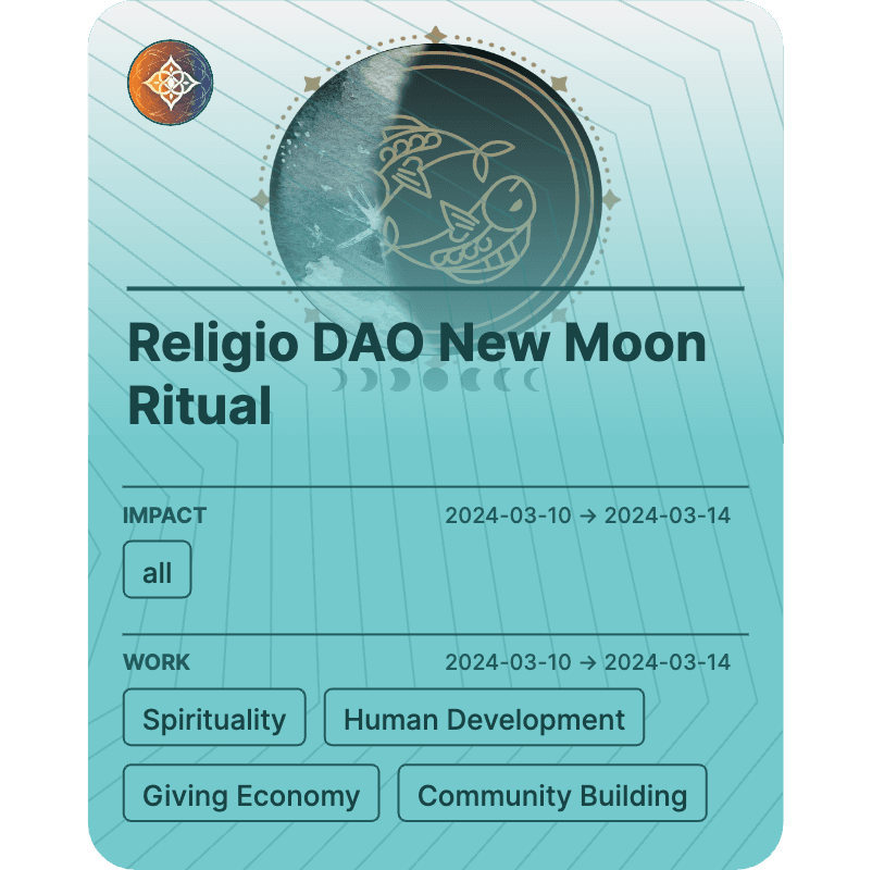 Religio DAO New Moon Ritual