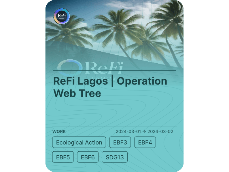 ReFi Lagos | Operation Web Tree 