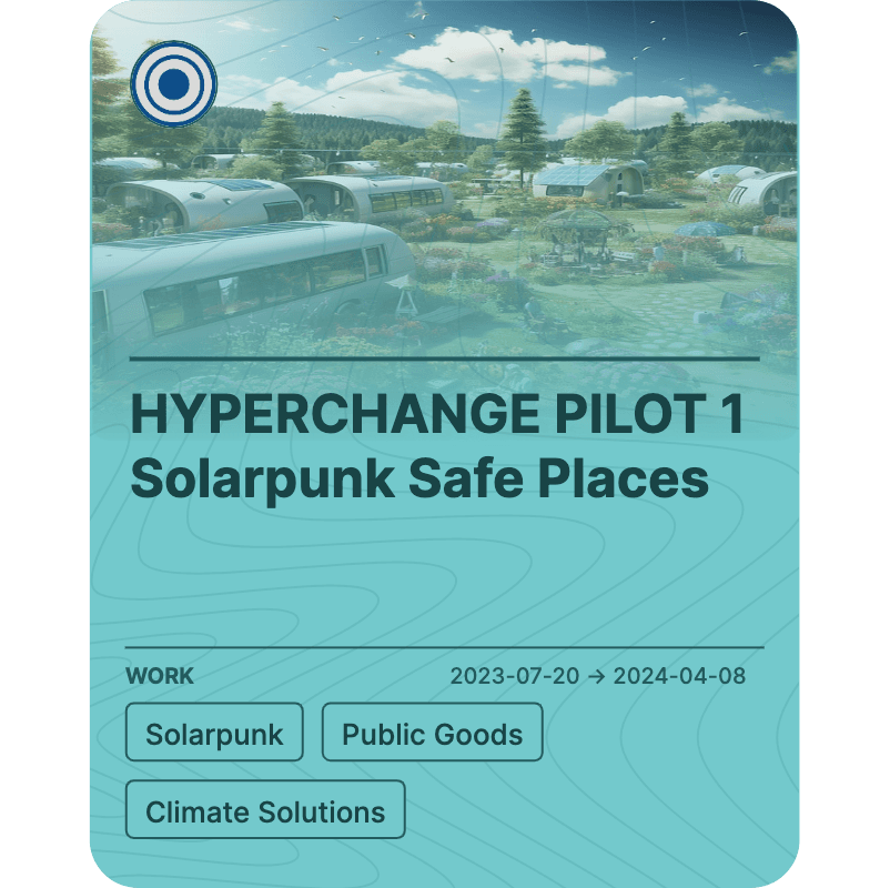 HYPERCHANGE PILOT 1    Solarpunk Safe Places