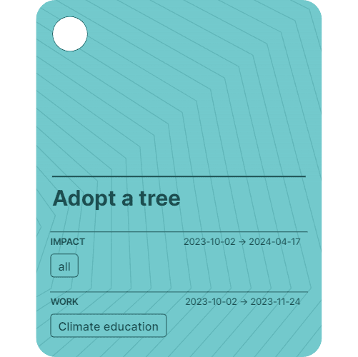 Adopt a tree