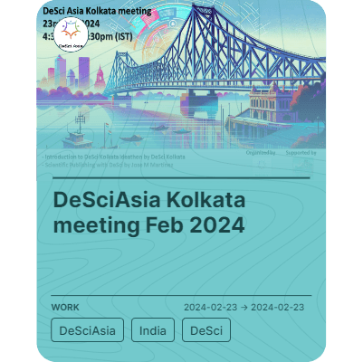 DeSciAsia Kolkata meeting Feb 2024