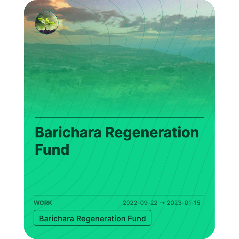 Barichara Regeneration Fund