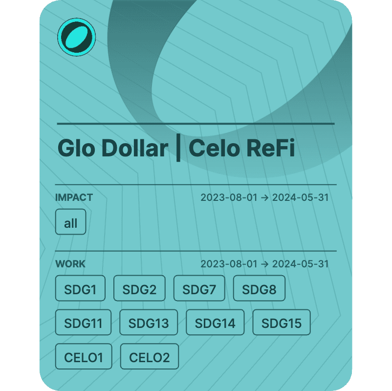 Glo Dollar | Celo ReFi