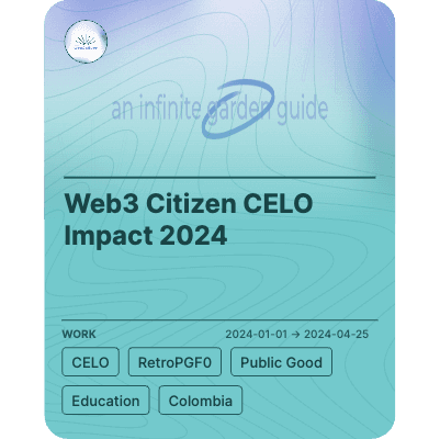 Web3 Citizen CELO Impact 2024