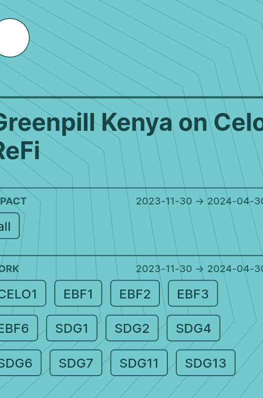 Greenpill Kenya on Celo ReFi