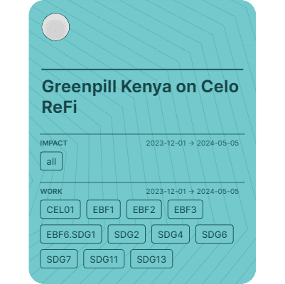 Greenpill Kenya on Celo ReFi